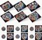 Preview: Diamond Painting Grusskarten Hunde-Pfoten